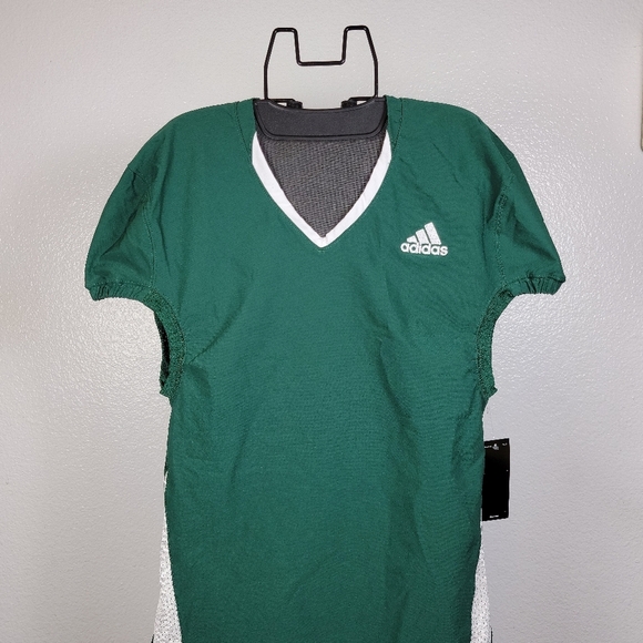 Adidas Green Athletic Football Player Jersey - Picture 1 of 5